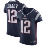 Nike New England Patriots #12 Tom Brady Vapor Untouchable Elite Player Navy Blue Jersey
