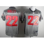 Nike New England Patriots #22 Stevan Ridley Gray Shadow Elite Jersey