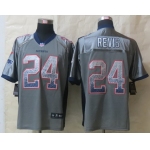 Nike New England Patriots #24 Darrelle Revis Drift Fashion Gray Elite Jersey