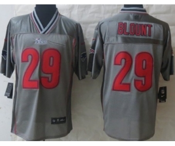 Nike New England Patriots #29 LeGarrette Blount 2013 Gray Vapor Elite Jersey