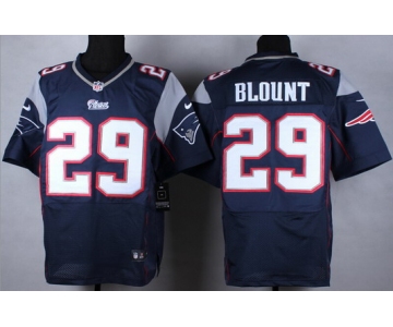 Nike New England Patriots #29 LeGarrette Blount Blue Elite Jersey