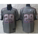 Nike New England Patriots #29 LeGarrette Blount Drift Fashion Gray Elite Jersey