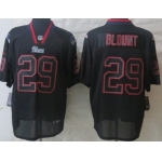 Nike New England Patriots #29 LeGarrette Blount Lights Out Black Elite Jersey