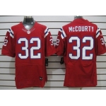 Nike New England Patriots #32 Devin McCourty Red Elite Jersey