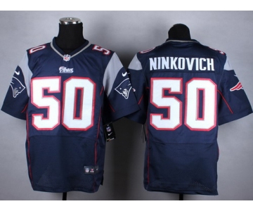 Nike New England Patriots #50 Rob Ninkovich Blue Elite Jersey