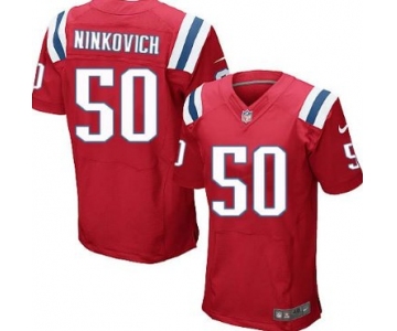 Nike New England Patriots #50 Rob Ninkovich Red Elite Jersey