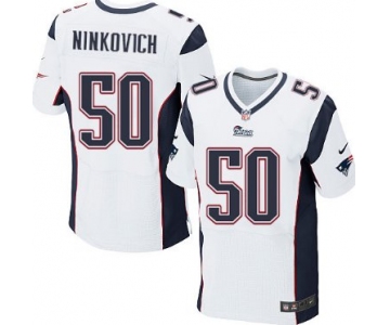 Nike New England Patriots #50 Rob Ninkovich White Elite Jersey