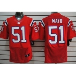 Nike New England Patriots #51 Jerod Mayo Red Elite Jersey