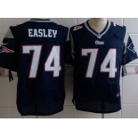 Nike New England Patriots #74 Dominique Easley Blue Elite Jersey