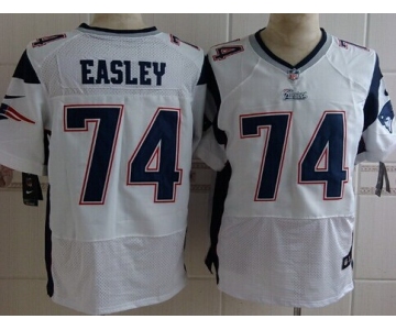 Nike New England Patriots #74 Dominique Easley White Elite Jersey