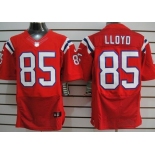 Nike New England Patriots #85 Brandon Lloyd Red Elite Jersey