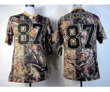 Nike New England Patriots #87 Rob Gronkowski Realtree Camo Elite Jersey