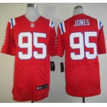 Nike New England Patriots #95 Chandler Jones Red Elite Jersey
