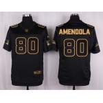 Nike Patriots #80 Danny Amendola Black Men's Stitched NFL Elite Pro Line Gold Collection Jersey