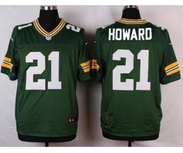 Men's Green Bay Packers #21 Desmond Howard Green Retired Player NFL Nike Elite Jersey