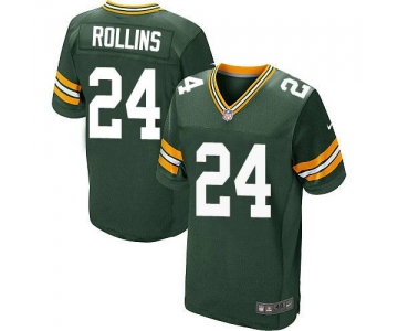 Men's Green Bay Packers #24 Quinten Rollins Green Elite Jersey