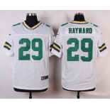 Men's Green Bay Packers #29 Casey Hayward White Road NFL Nike Elite Jersey