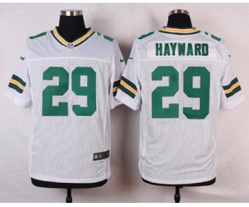 Men's Green Bay Packers #29 Casey Hayward White Road NFL Nike Elite Jersey