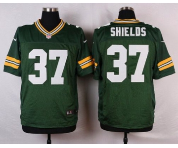 Men's Green Bay Packers #37 Sam Shields Green Team Color NFL Nike Elite Jersey