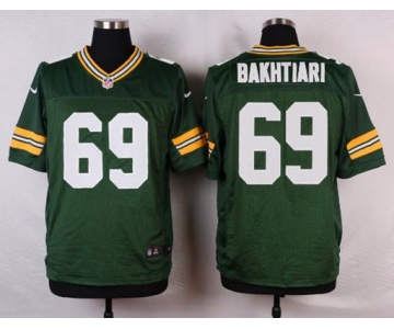 Men's Green Bay Packers #69 David Bakhtiari Green Team Color NFL Nike Elite Jersey