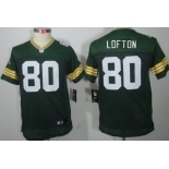 Men's Green Bay Packers #80 James Lofton Green Retired Player NFL Nike Elite Jersey