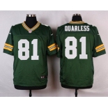 Men's Green Bay Packers #81 Andrew Quarless Green Team Color NFL Nike Elite Jersey