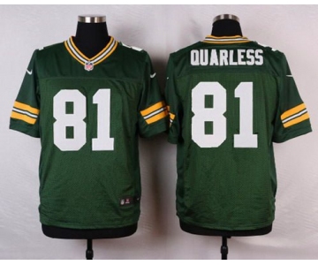 Men's Green Bay Packers #81 Andrew Quarless Green Team Color NFL Nike Elite Jersey