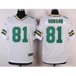 Men's Green Bay Packers #81 Desmond Howard White Retired Player NFL Nike Elite Jersey