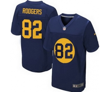 Men's Green Bay Packers #82 Richard Rodgers Navy Blue Alternate NFL Nike Elite Jersey