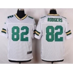 Men's Green Bay Packers #82 Richard Rodgers White Road NFL Nike Elite Jersey