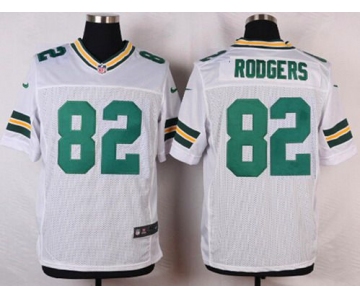 Men's Green Bay Packers #82 Richard Rodgers White Road NFL Nike Elite Jersey