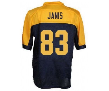 Men's Green Bay Packers #83 Jeff Janis Navy BlueGold Alternate NFL Nike Elite Jersey