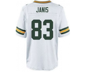 Men's Green Bay Packers #83 Jeff Janis White Road NFL Nike Elite Jersey