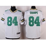 Men's Green Bay Packers #84 Sterling Sharpe White Retired Player NFL Nike Elite Jersey