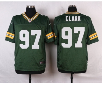 Men's Green Bay Packers #97 Kenny Clark Green Team Color NFL Nike Elite Jersey