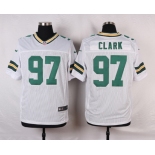 Men's Green Bay Packers #97 Kenny Clark White Road NFL Nike Elite Jersey