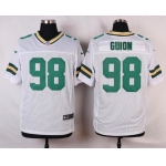 Men's Green Bay Packers #98 Letroy White Road NFL Nike Elite Jersey