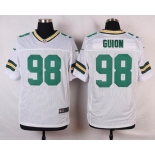 Men's Green Bay Packers #98 Letroy White Road NFL Nike Elite Jersey