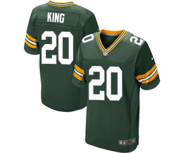 Nike Green Bay Packers #20 Kevin King Green Team Color Men's Stitched NFL Elite Jersey