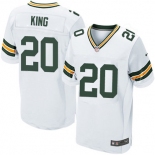 Nike Green Bay Packers #20 Kevin King White Men's Stitched NFL Elite Jersey