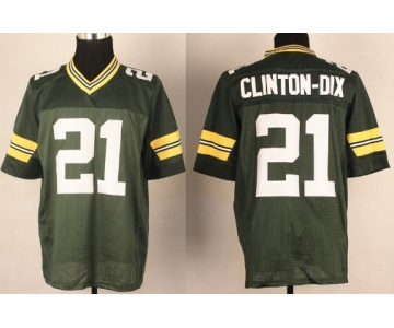 Nike Green Bay Packers #21 Ha Ha Clinton-Dix Green Elite Jersey