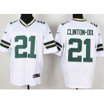 Nike Green Bay Packers #21 Ha Ha Clinton-Dix White Elite Jersey