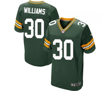 Nike Green Bay Packers #30 Jamaal Williams Green Team Color Men's Stitched NFL Elite Jersey