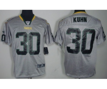 Nike Green Bay Packers #30 John Kuhn Lights Out Gray Elite Jersey