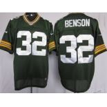 Nike Green Bay Packers #32 Cedric Benson Green Elite Jersey