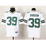 Nike Green Bay Packers #39 Demetri Goodson White Elite Jersey