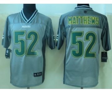 Nike Green Bay Packers #52 Clay Matthews 2013 Gray Vapor Elite Jersey