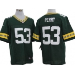 Nike Green Bay Packers #53 Nick Perry Green Elite Jersey