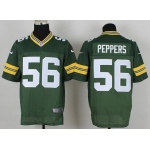Nike Green Bay Packers #56 Julius Peppers Green Elite Jersey