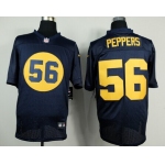 Nike Green Bay Packers #56 Julius Peppers Navy Blue Elite Jersey